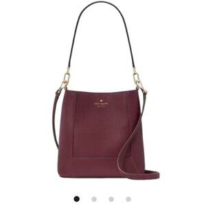 Kate Spade Lena Bucket Bag - Cherrywood